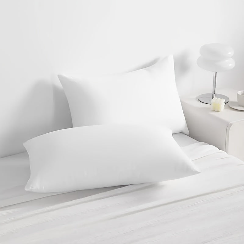 White Pillowcases Set for Bed Sofa Breathable Soft High-Quality Fabric