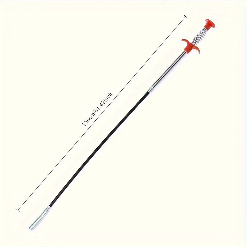 Long-Reach Drain Clog Remover Tool for Shower Kitchen Sink Bathtub Bathroom