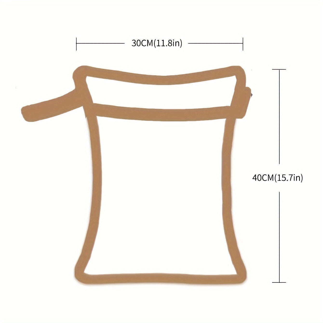 Ikki fermuarlı suv o'tkazmaydigan bolalar sumkasi, 30*40 sm - HappyFlute yuviladigan nam-quruq sayohat sumkasi, bolalar pamperslari va hayz to'plari uchun