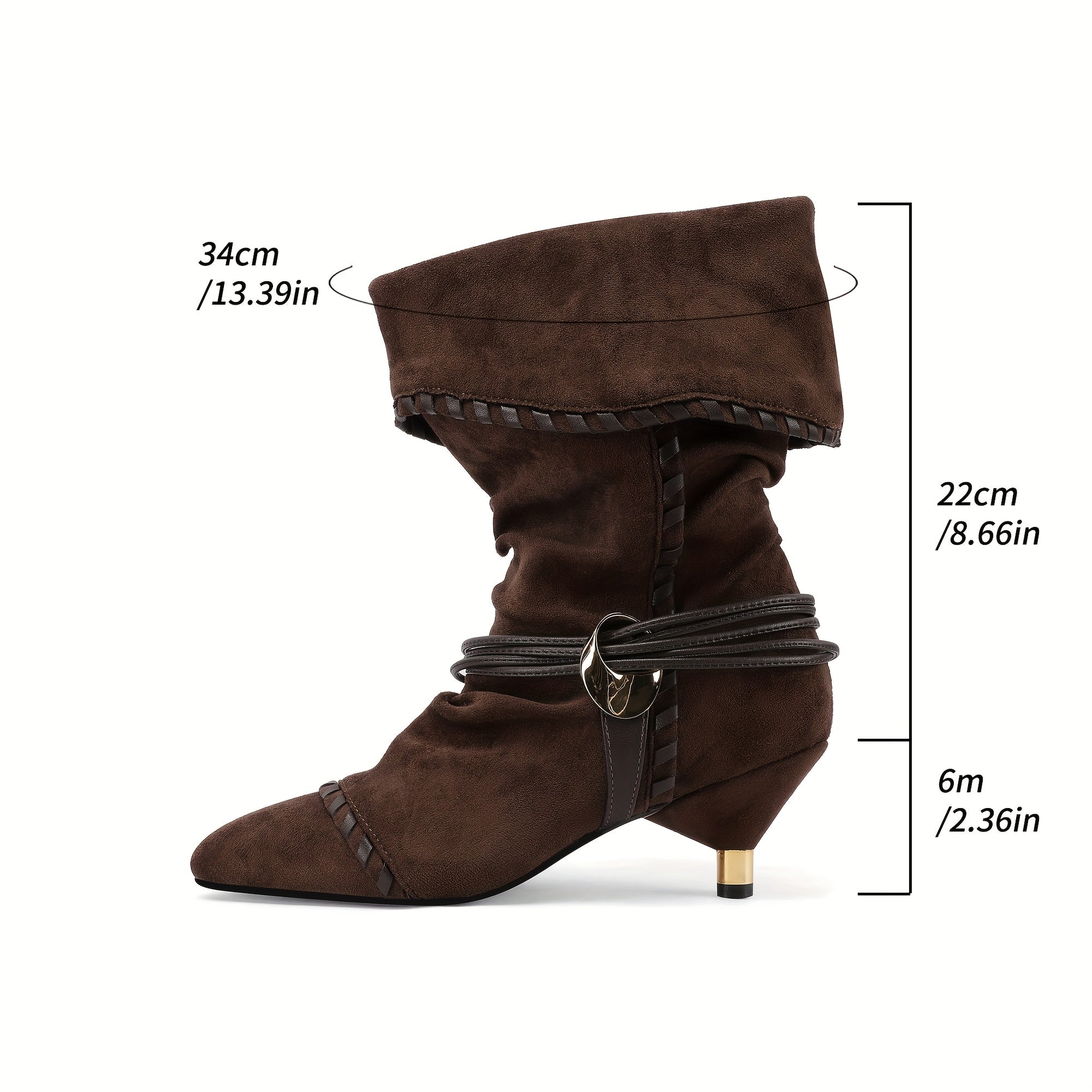 Ayollar uchun o'rta uzunlikdagi qovurg'a botiqlari, qalin to'pi, flanel ustki qismi