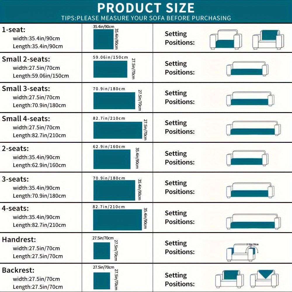 Winter Plush Sofa Cover Anti-Slip Dustproof Slipcover for Couch Living Room Bedroom