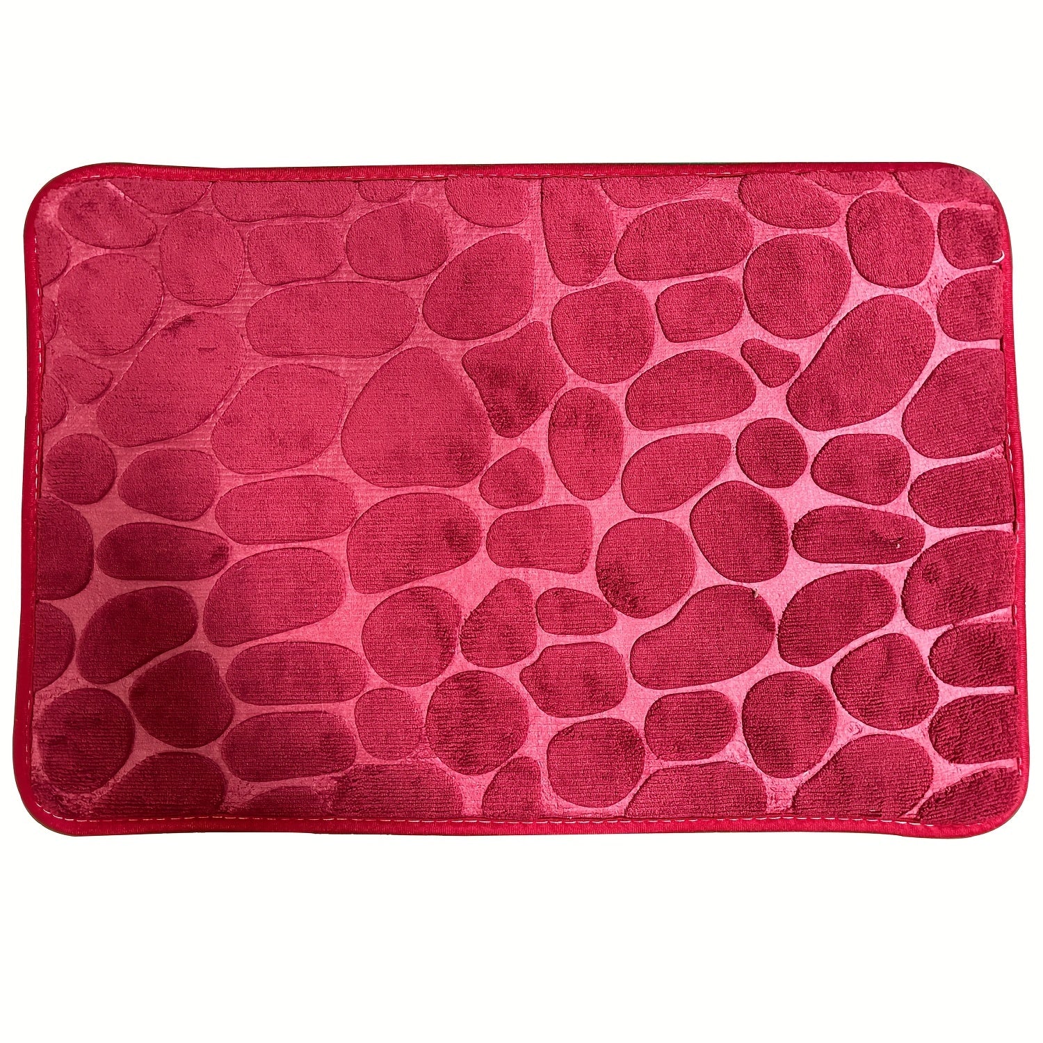 1 dona Tosh naqshli pol gilami, namni o'zlashtiruvchi va tez quriydigan, sirpanmaydigan va juda yumshoq kirish gilami hammom, yotoqxona, oshxona, yashash xonasi uchun - Ideal uy bezaklari va hammom jihozlari.