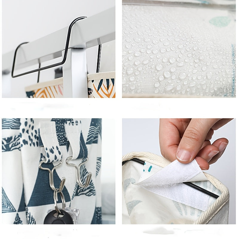 Multifunctional Dorm Room Storage Organizer Hangable Basket Bedside Storage Bag