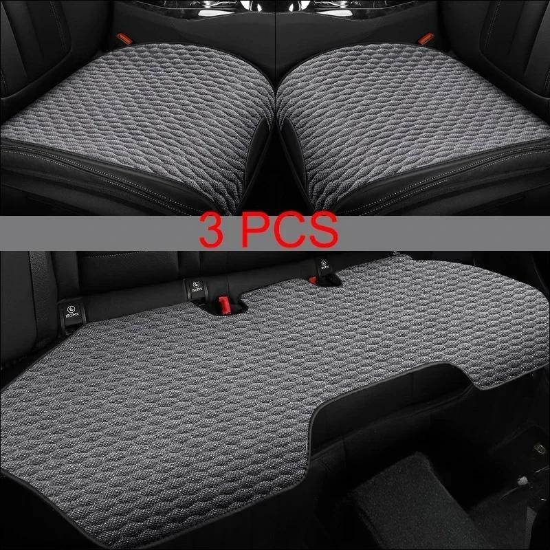 Universal Black Car Seat Cover Durable Quilted Polyester Fits Most Vehicles