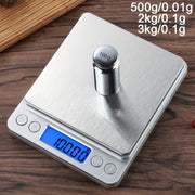 Digital Kitchen Scale 0.01g Accuracy Stainless Steel Food Weighing Scale