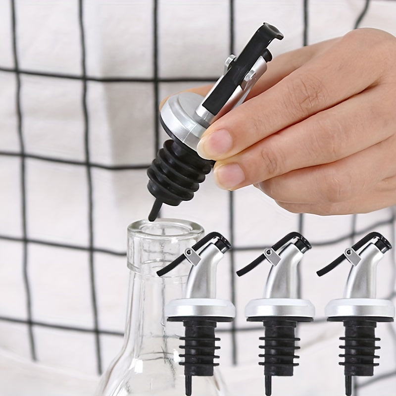 Leakproof Olive Oil Dispenser for Salad Dressing and Cooking with Easy-Pour Vinegar Bottle Stopper