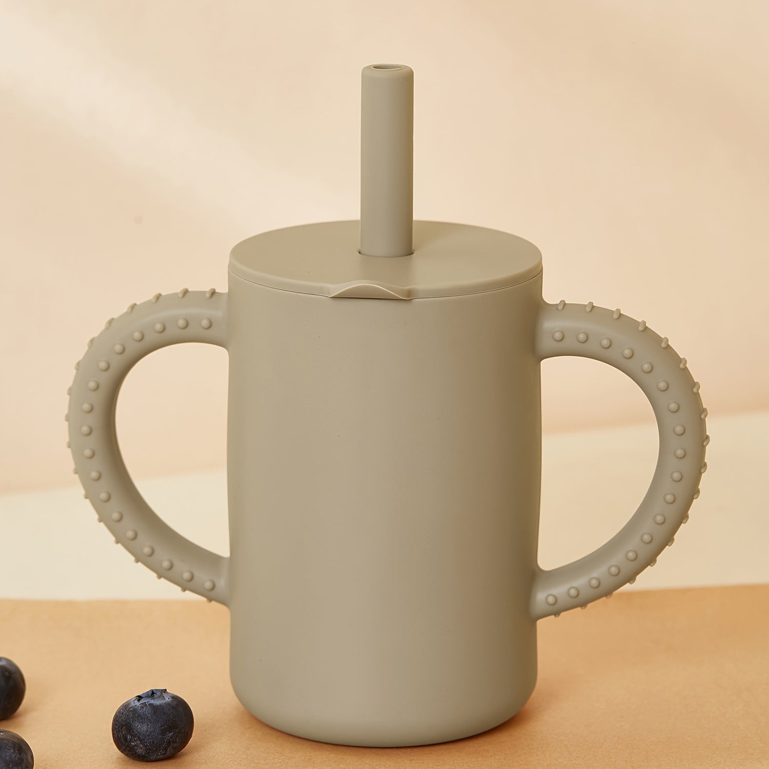 Baby Water Cup for Kids 14oz Spill-Proof Non-Slip BPA-Free