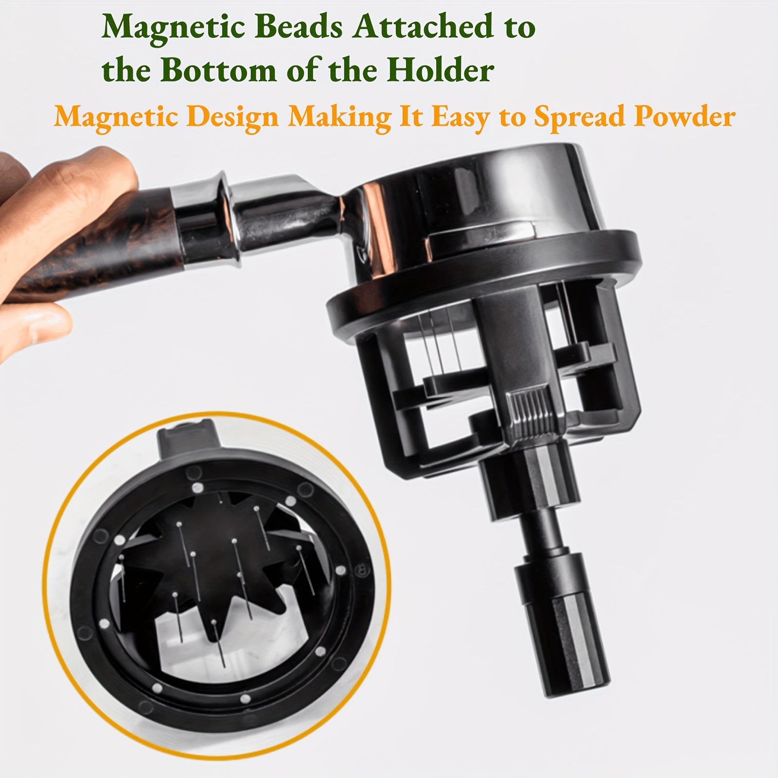 58mm Coffee Distributor Needle and 54mm Stirrer for Baristas, Adjustable, Easy to Use