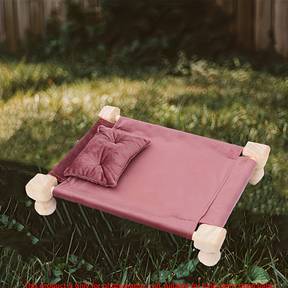 Маленькая деревянная подушка для позирования - идеально подходит для фотопропсов и праздничных подарков на Рождество, Хэллоуин, День благодарения, Пасху и Новый год.