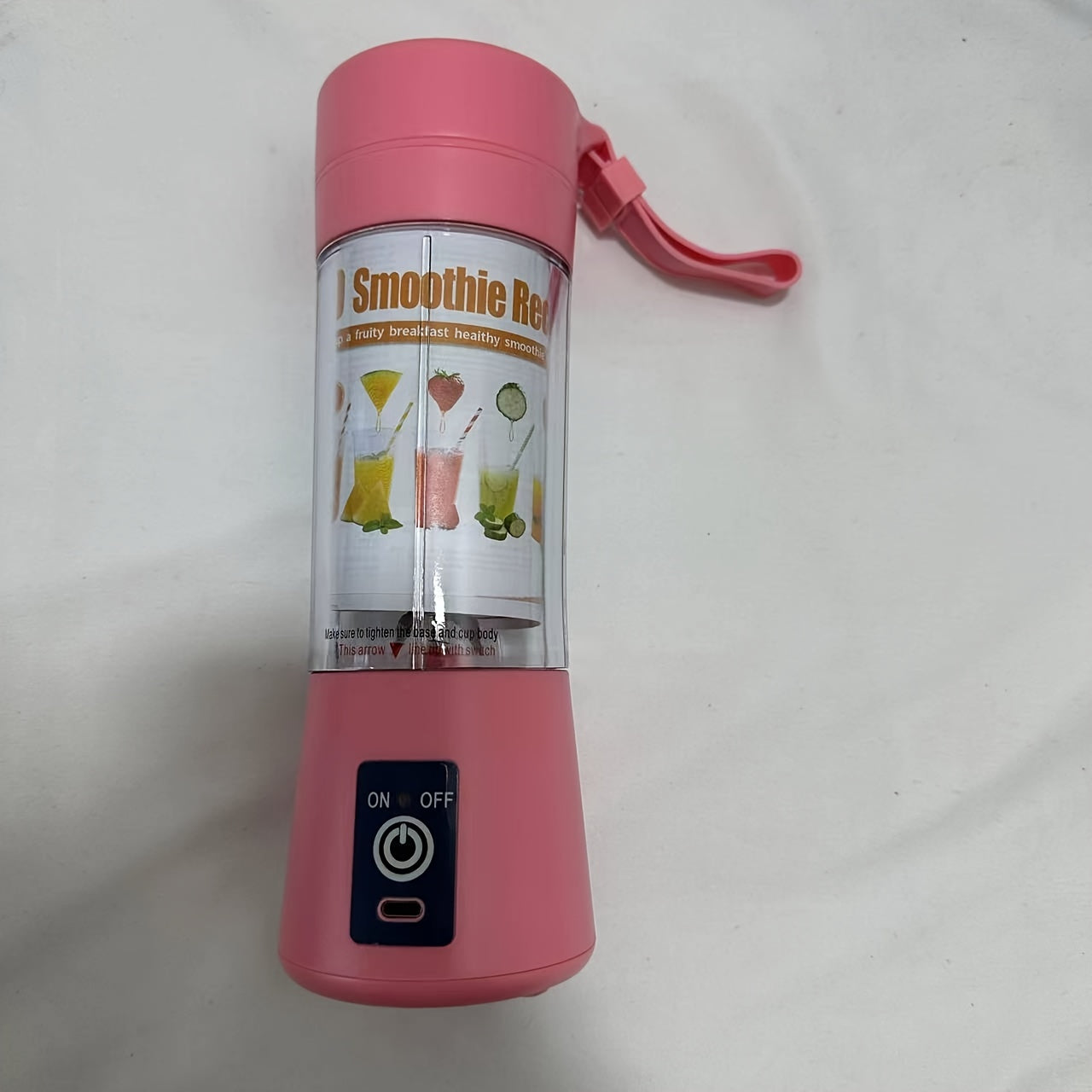 Portable 380ml Mini Blender USB Rechargeable Personal Shake Smoothie Ice Juicer