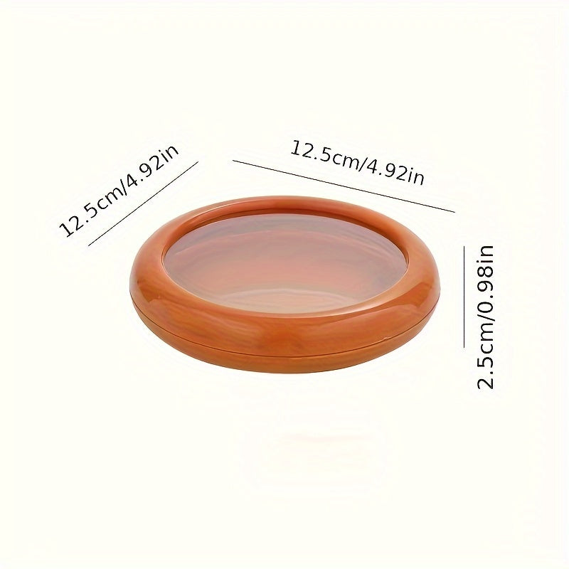 Juego de cápsulas reutilizables para conservación de alimentos con tapas de TPU elásticas para frutas y verduras