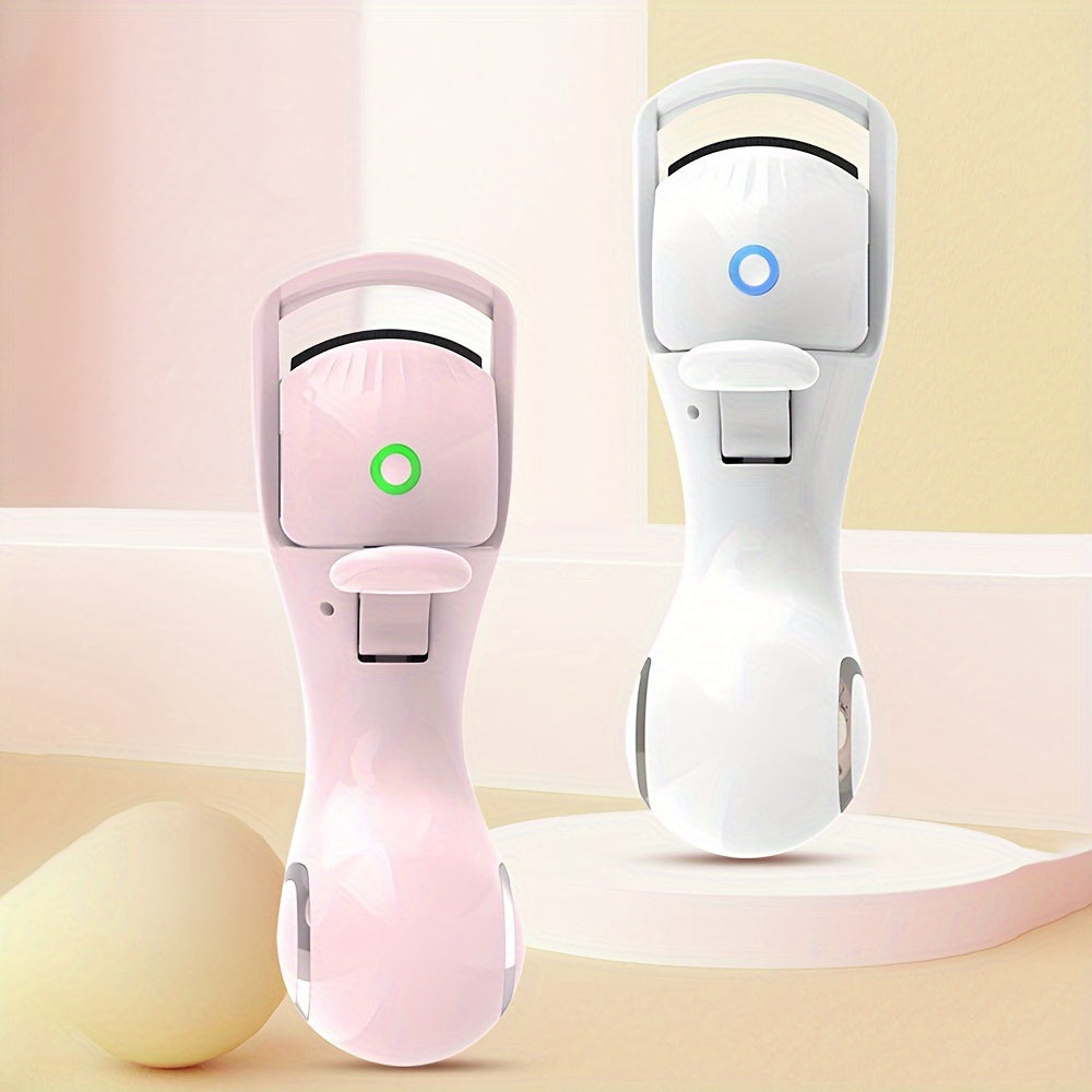 Electric Eyelash Curler with 3-Level Temperature Control USB Rechargeable Portable Makeup Tool