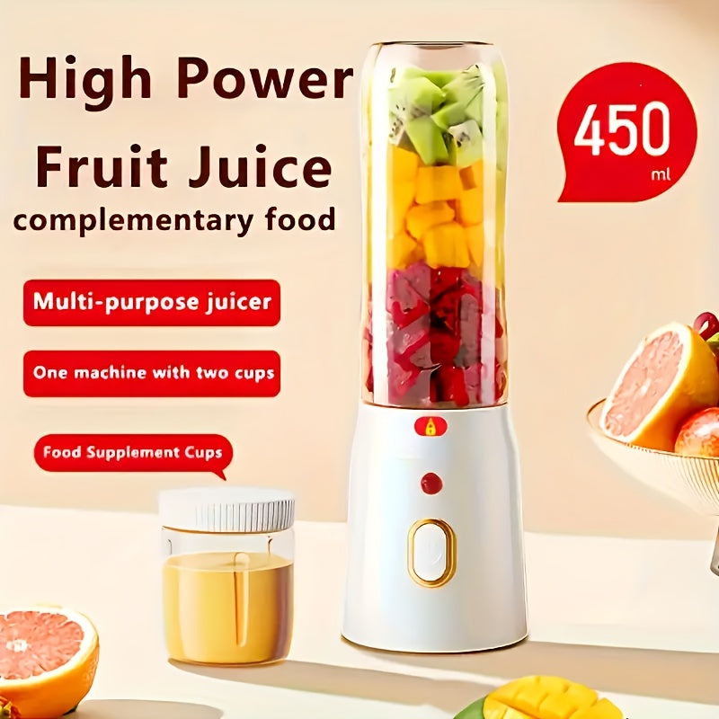 Portable Electric Personal Blender with USB Charging and Multi-Purpose Use