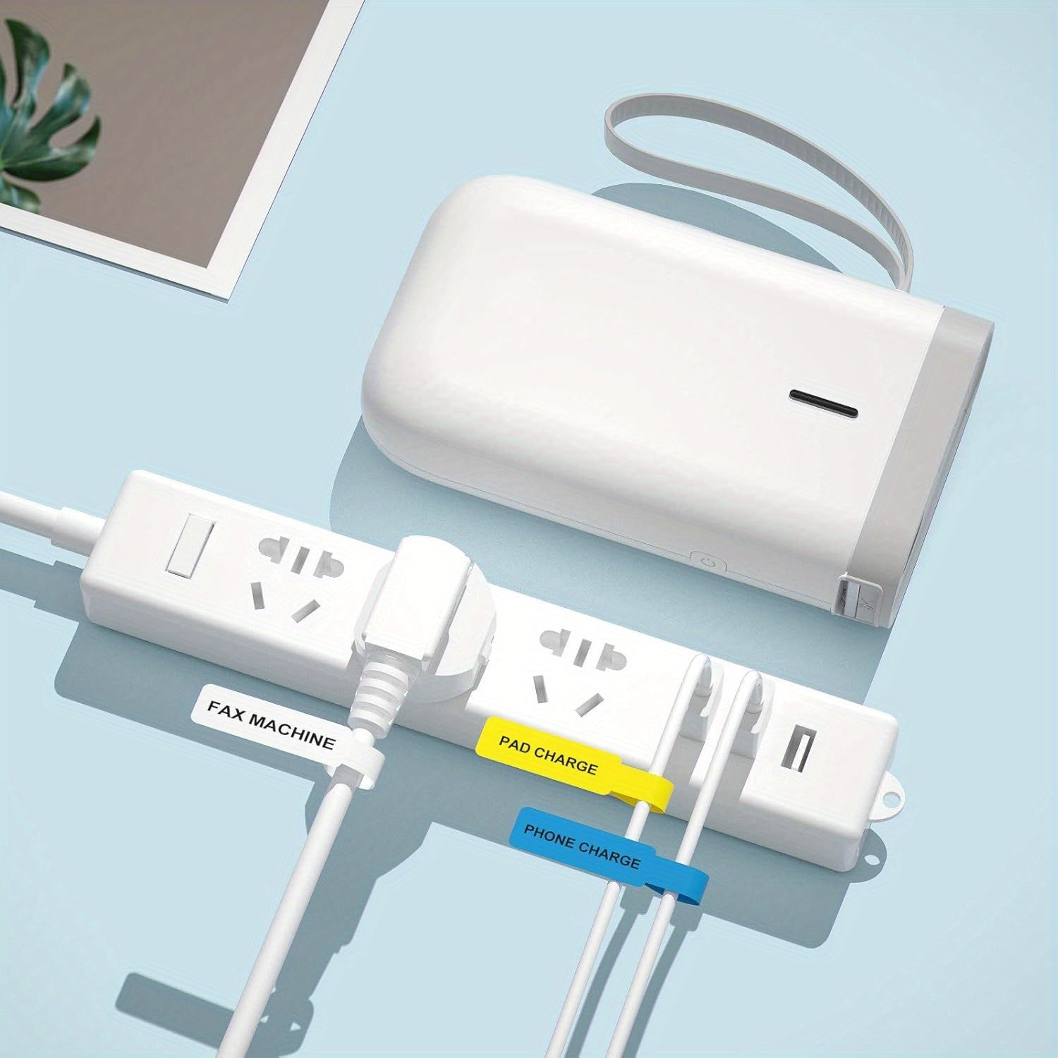 Thermal Label Tape Set 6 Rolls for D11 D110 D101 H1S Printers 1.19x10.9cm White Labels