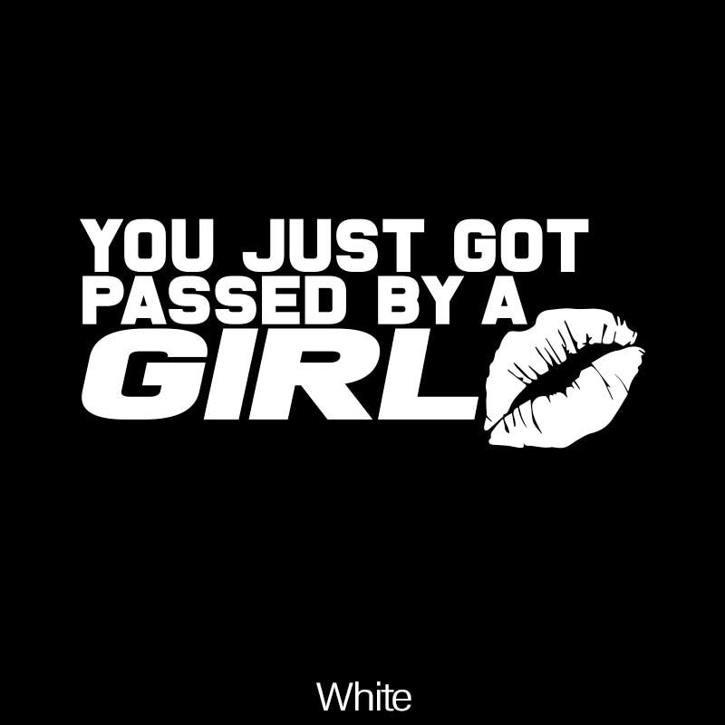 Girl Glitter Red Lip Print Car Sticker Waterproof Vinyl Decal