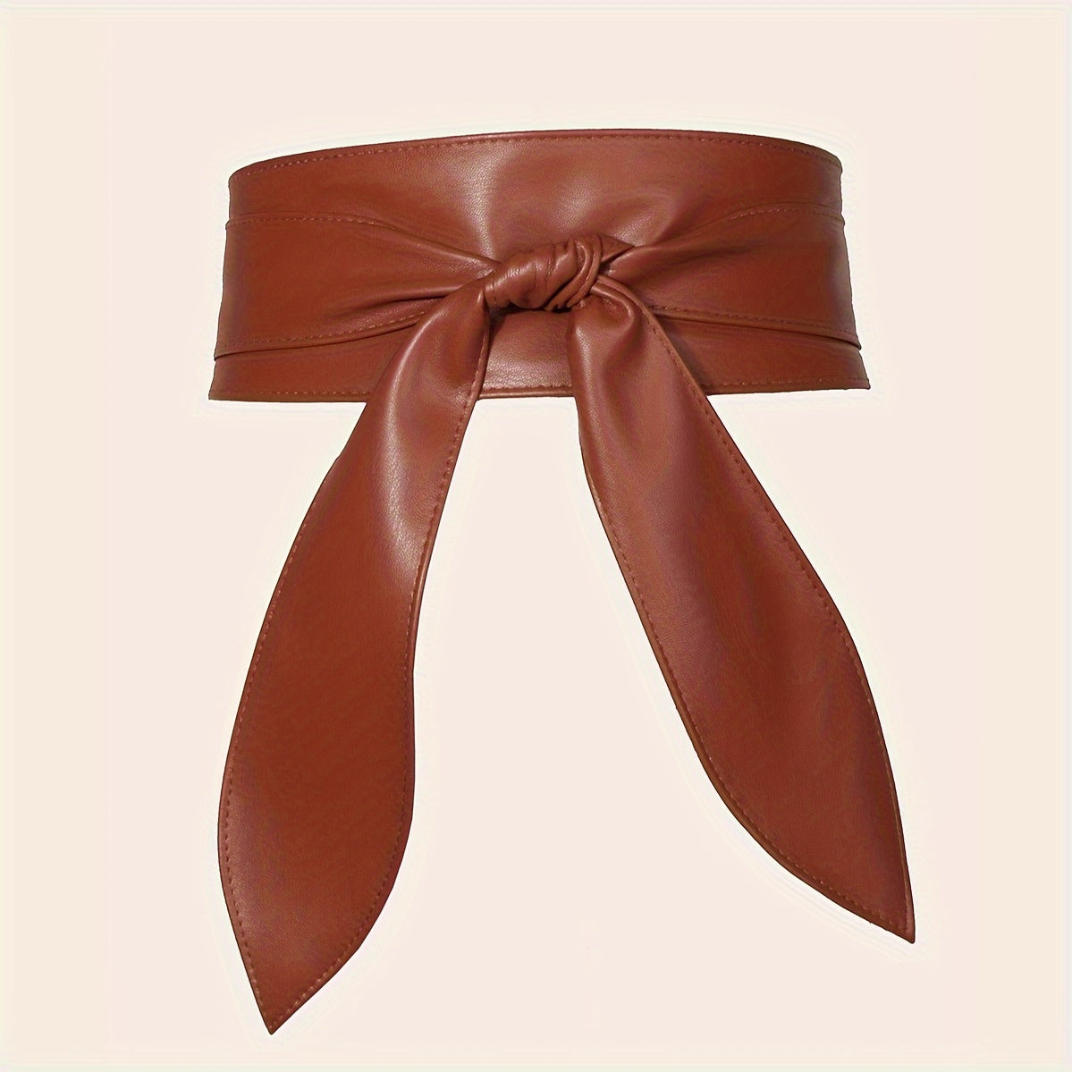 Женский широкий ремень из PU-кожи с бантом, однотонный оби для платьев