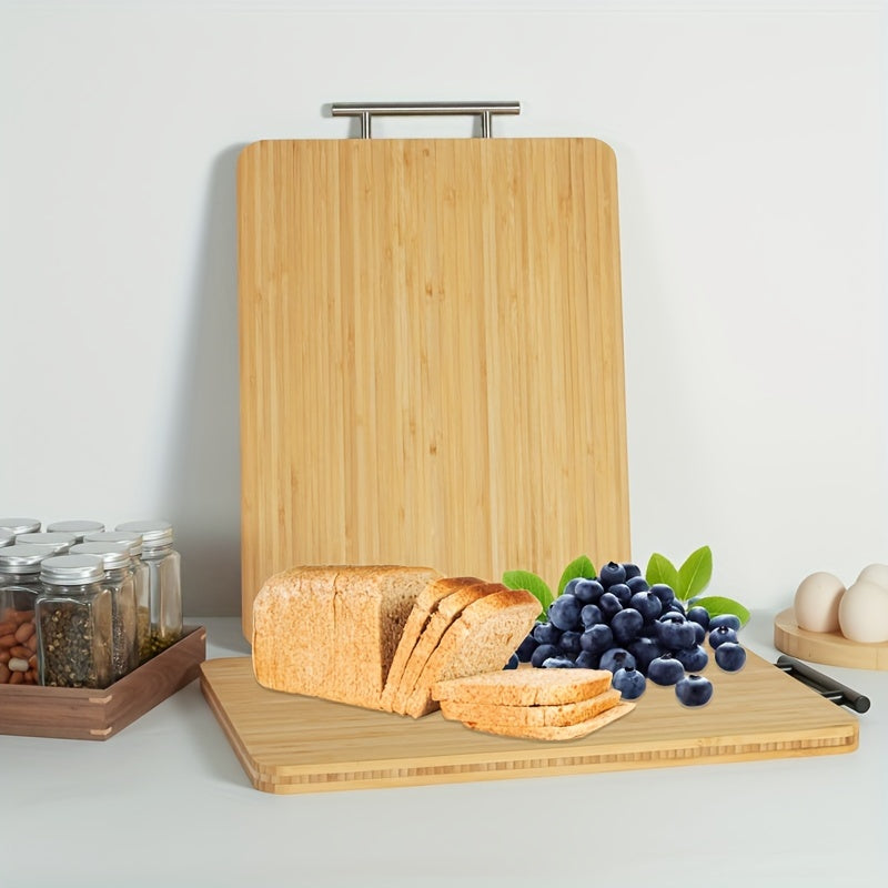 Bamboo Chopping Board for Kitchen, Charcuterie Cheese Platters, Fruit and Vegetable Cutting