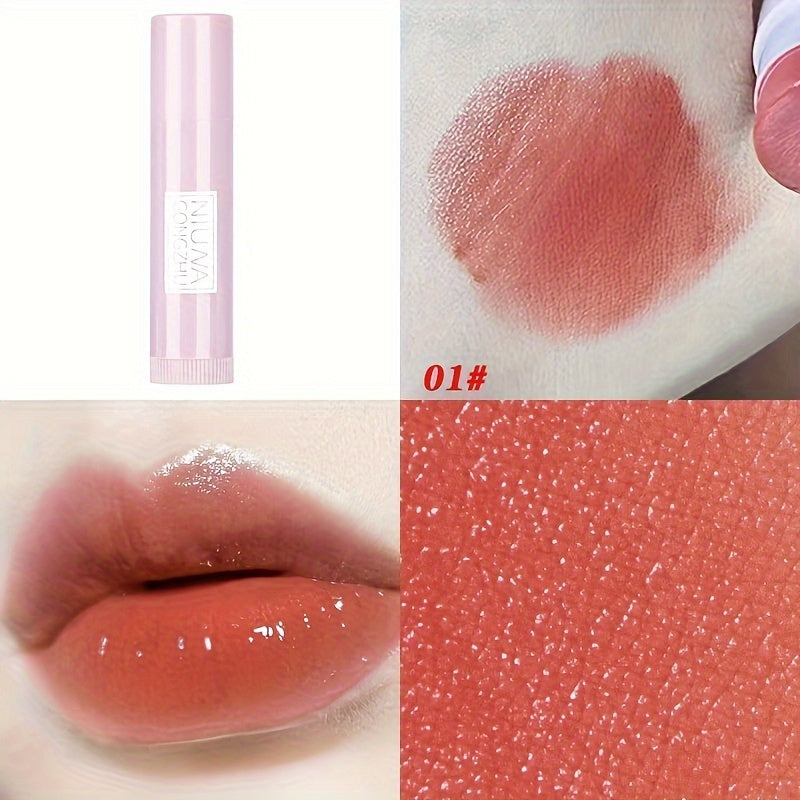 Women Waterproof Moisturizing Lipstick Set with 3 Colors Long-Lasting