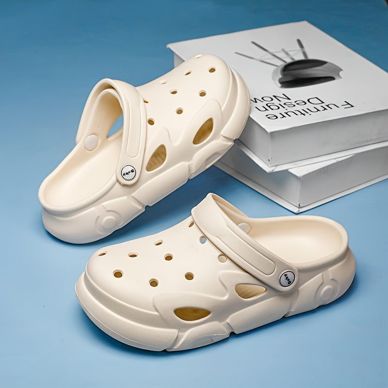 Zapatillas ligeras beige de EVA para niños, para niños y niñas, para todas las estaciones, antideslizantes, para interiores y exteriores