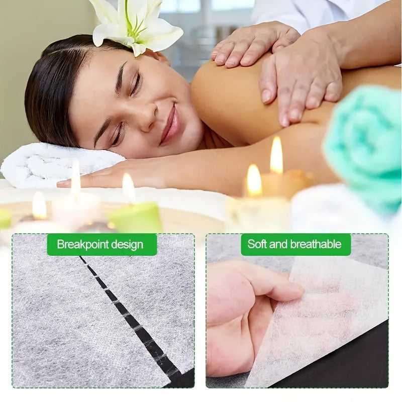 Disposable Bed Sheets and Mats for Beauty Salons Hygienic Odorless 100 Pack
