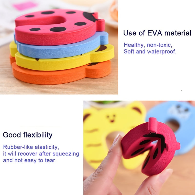 Set of 5 Animal Foam Baby Child Safety Door Stoppers for Christmas Halloween Thanksgiving