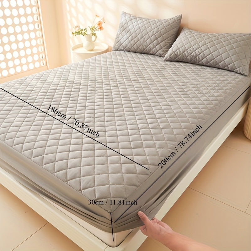 Waterproof Mattress Protector Fitted Sheet Stainproof Moistureproof Bed Cover for Dorms Hotels