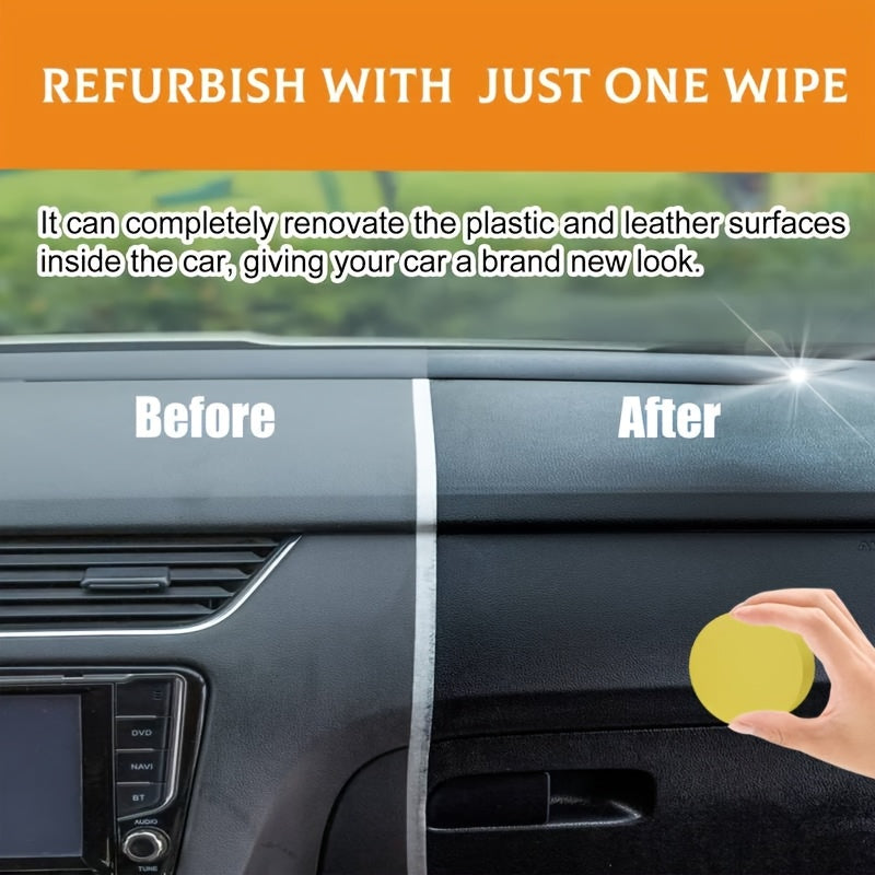 Car Plastic Renovator Wax for Bumpers and Interior Scratch Repair