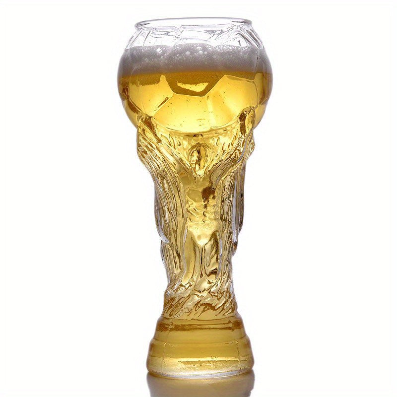 Clear Glass Beer Cup 450ml 15.2oz Outdoor Drinking Glass for Beer and Sports