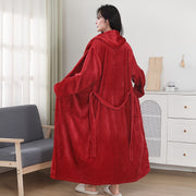 Plush kapyushonli hammom ro'moli: 50 sm uzunlikda, hammom, yotoqxona, basseyn, barcha mavsumlar uchun ideal.