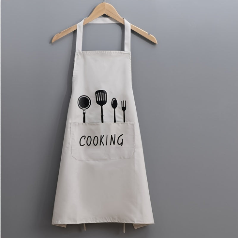 Multi-Functional Water-Resistant Apron with Pockets, Easy to Clean, 69.85cm x 26.8in