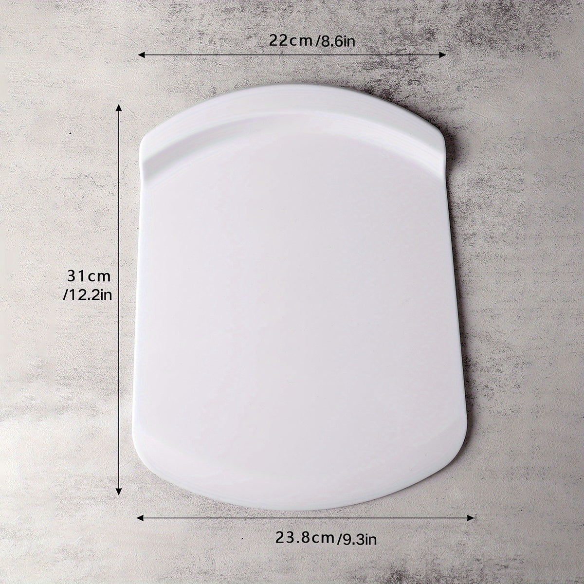 Tort xavfsizligini ko'taruvchi o'tkazish shoveli, plastmassa pechenye spatulası, 32 sm non va pizza xamirini kesuvchi