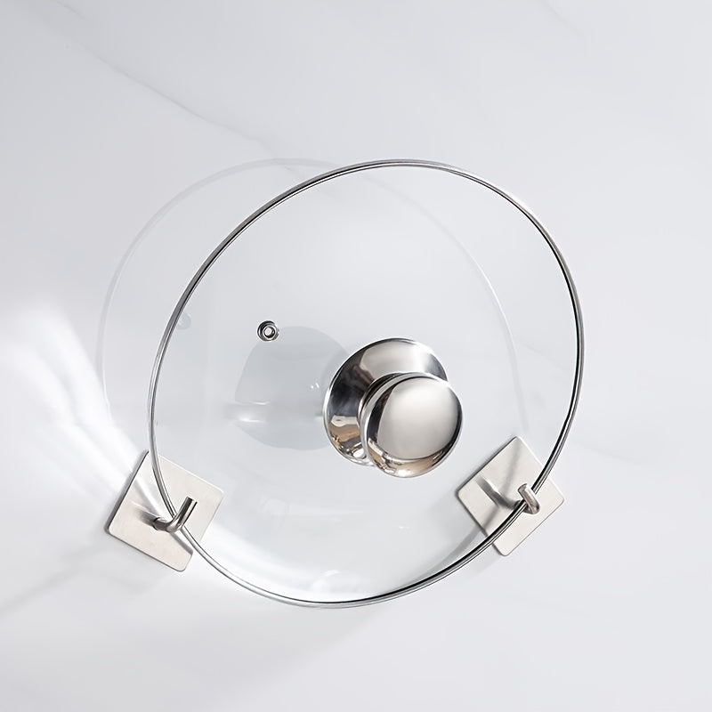 3-Pack Stainless Steel Adhesive Wall Hooks for Kitchen and Office Storage