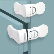 Juego de 6 cerraduras de seguridad para niños para armarios, cajones y nevera, ABS no tóxico