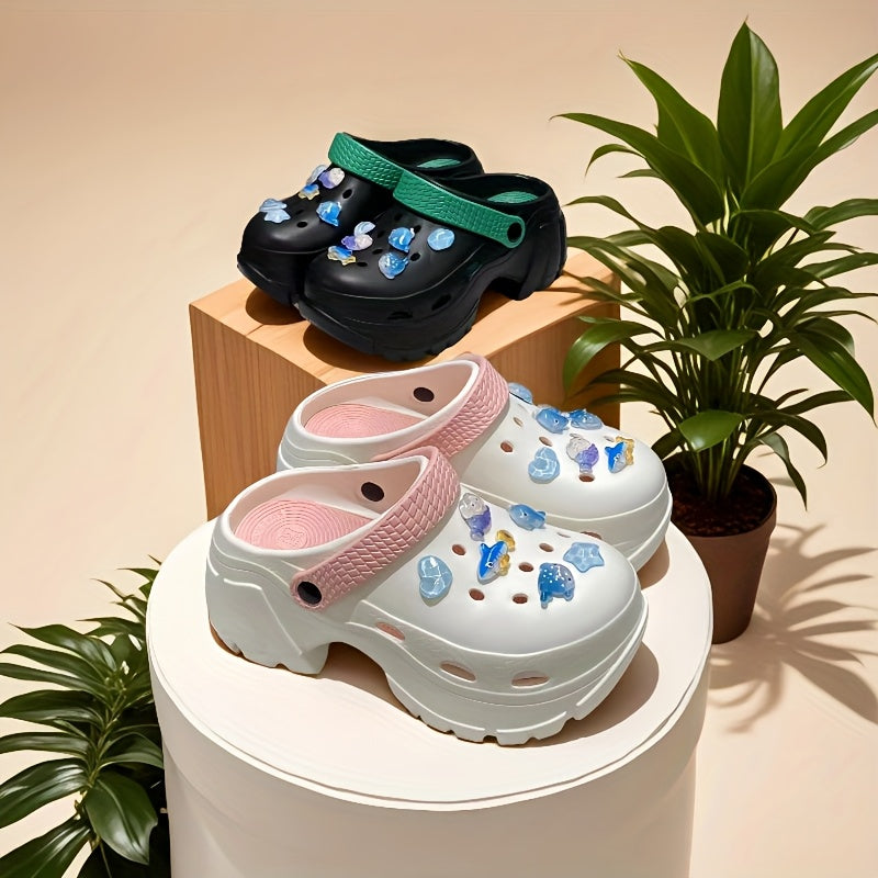 Women Casual Shoes Fish Charm EVA Thick Sole Beach Summer Footwear