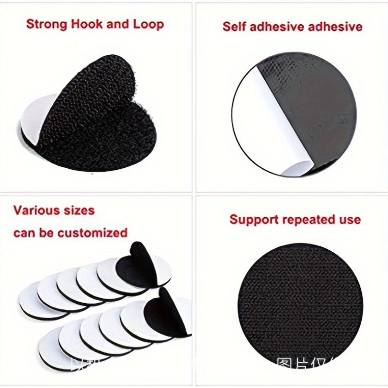 White Non-Slip Sofa Pad with 6cm Invisible Circular Adhesive for No-Mark Comfort