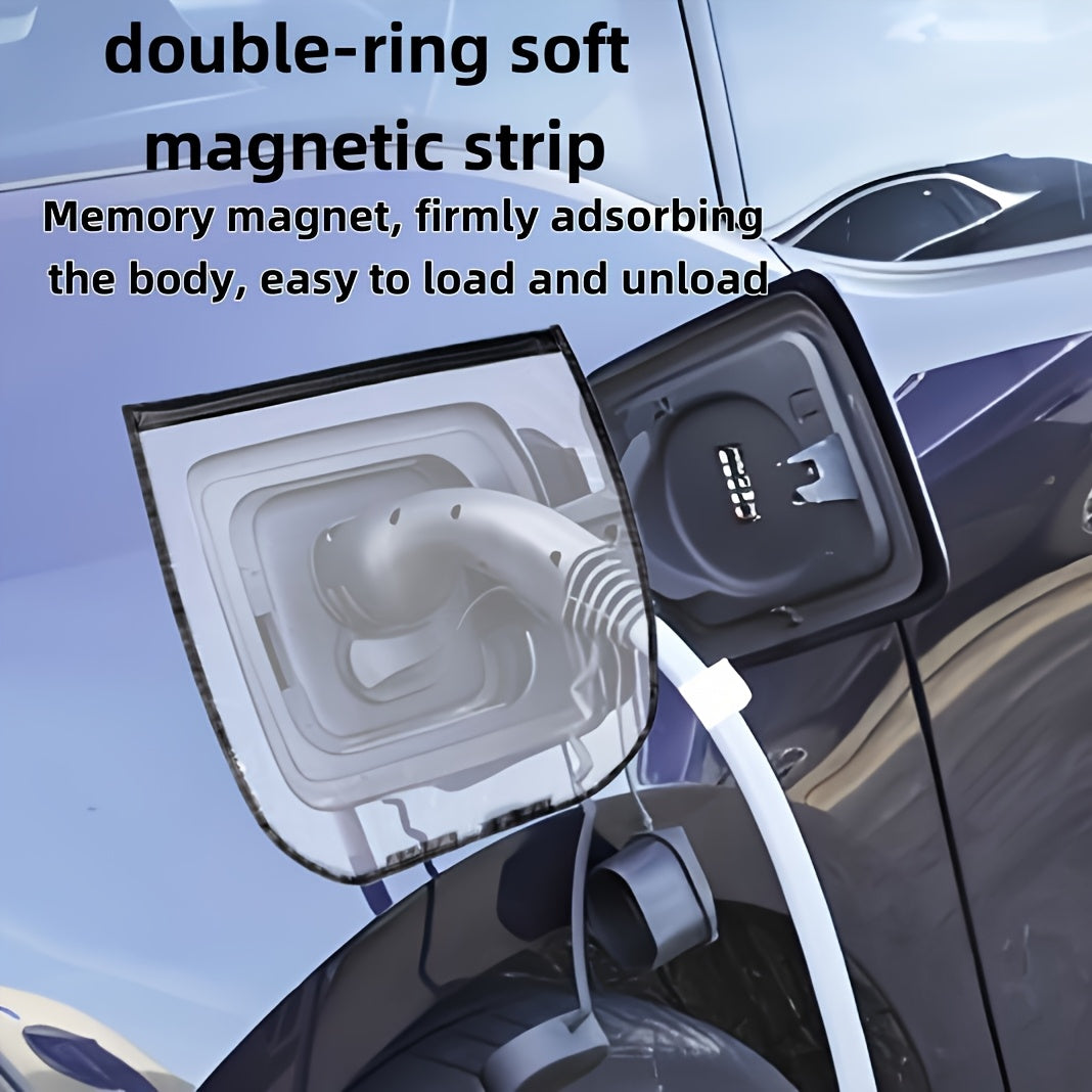 Electric Vehicle Charging Gun Rain Cover Waterproof Charging Port Snow Rainproof