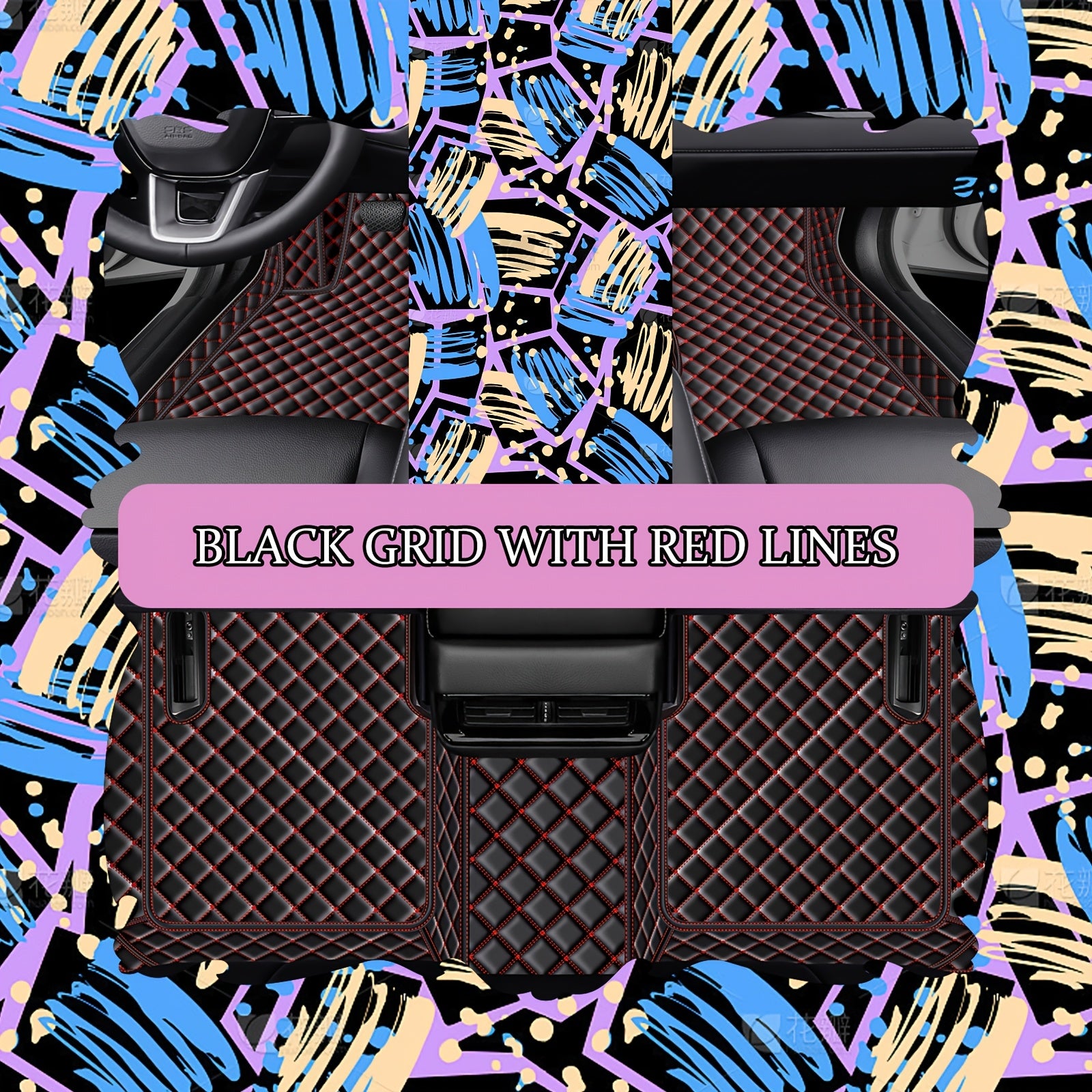 Luxury Faux Leather Car Mats Set for Exeed 2021-2023 Left-Hand Drive