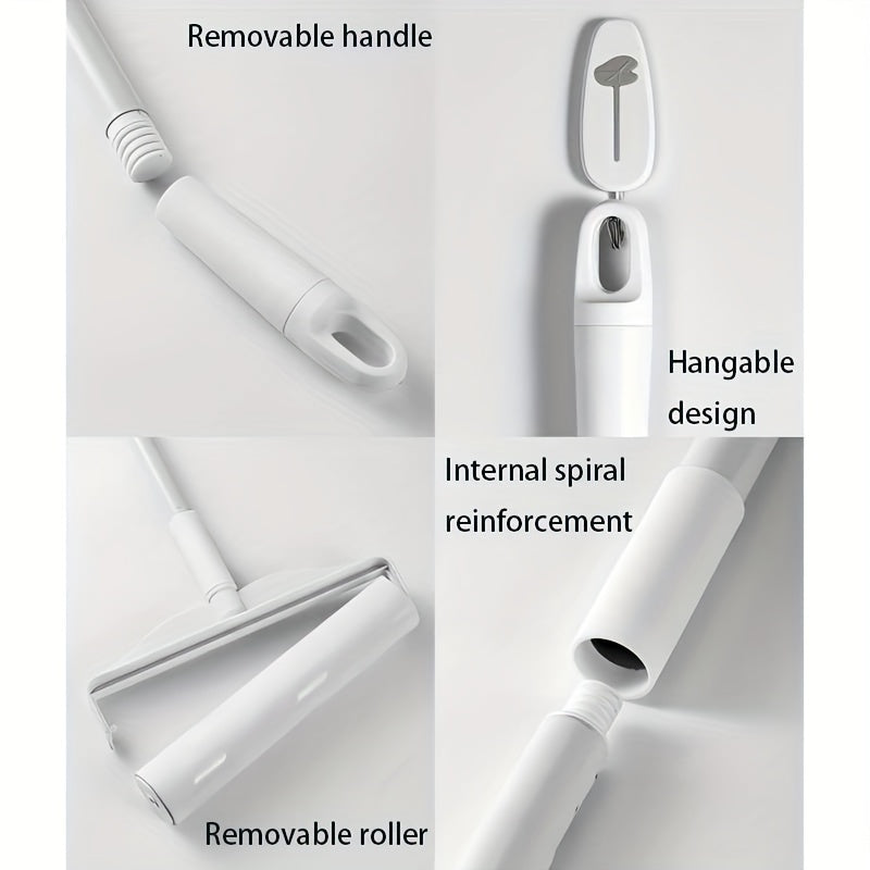 Katta hajmli qayta ishlatiladigan tolalarni tozalash ruloni to'plami, 2 ta rulon va chang qopqog'lari bilan, jun va axlat uchun