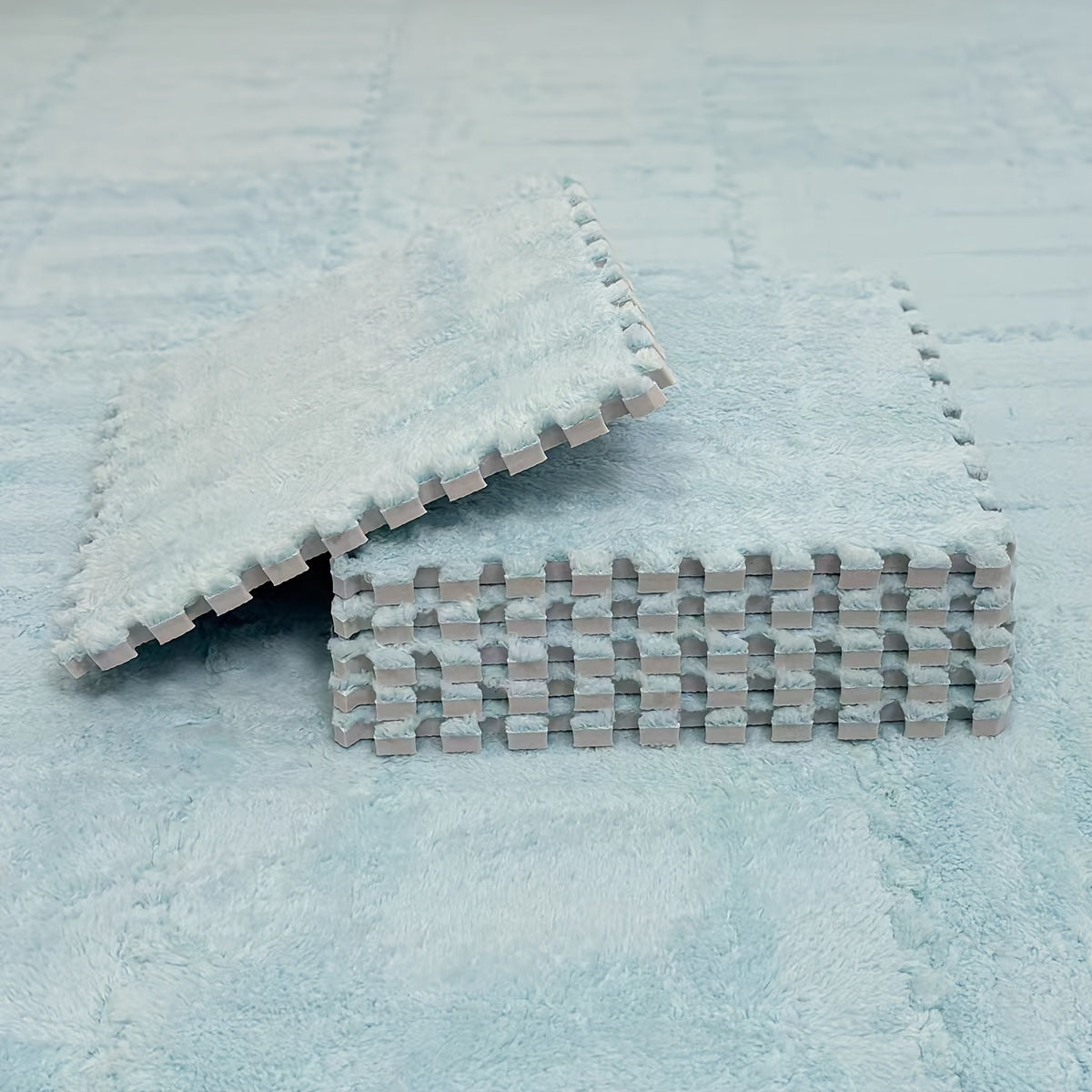 Интерлоковые цветочные коврики из EVA-пены для пола для гостиной, спальни, кабинета, набор из 30 моющихся звукоизоляционных элементов для домашнего декора