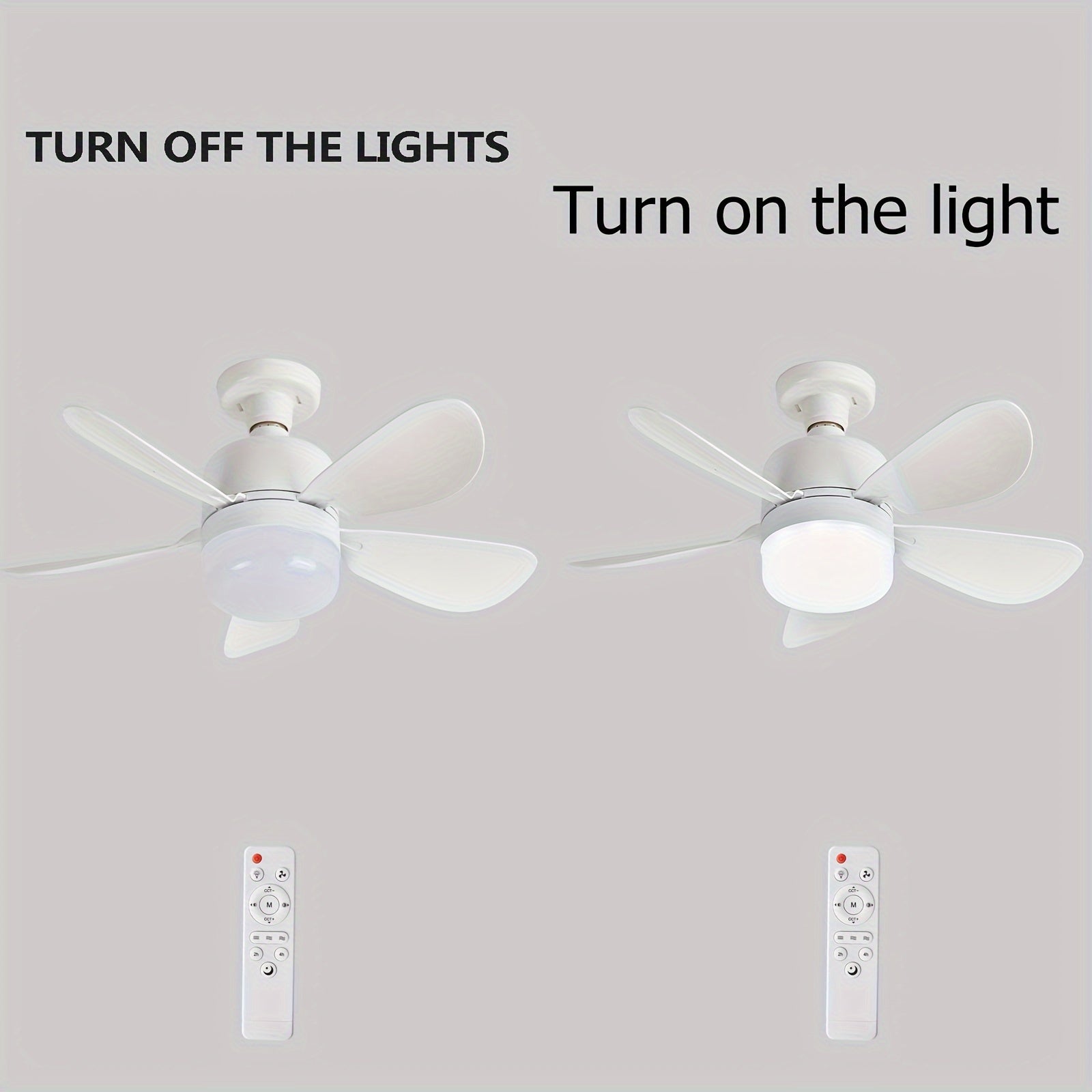 3 tezlik, xotira va taymer funksiyalari bilan boshqariladigan, shovqinsiz ishlash, turli xonalar uchun mos bo'lgan, batareya talab qilmaydigan 1 ta E26/E27 vintli changyutgichli osma fan, masofadan boshqarish bilan, sozlamalar bilan dimmer.