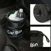 Portable Folding Trash Can for Car Home Office Leakproof Hangable