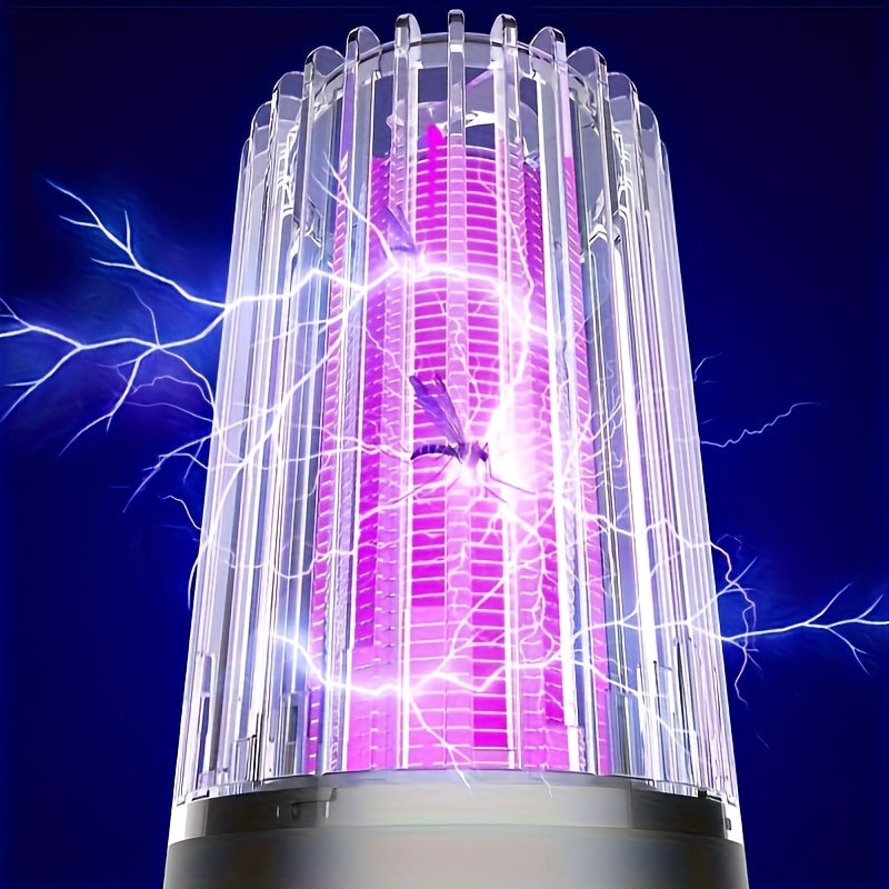 Безшумная, работающая от USB, мухобойка безопасна для беременных женщин и детей. Идеально подходит для использования дома, в офисе или в общежитиях. Является эффективным средством против насекомых и ночником.