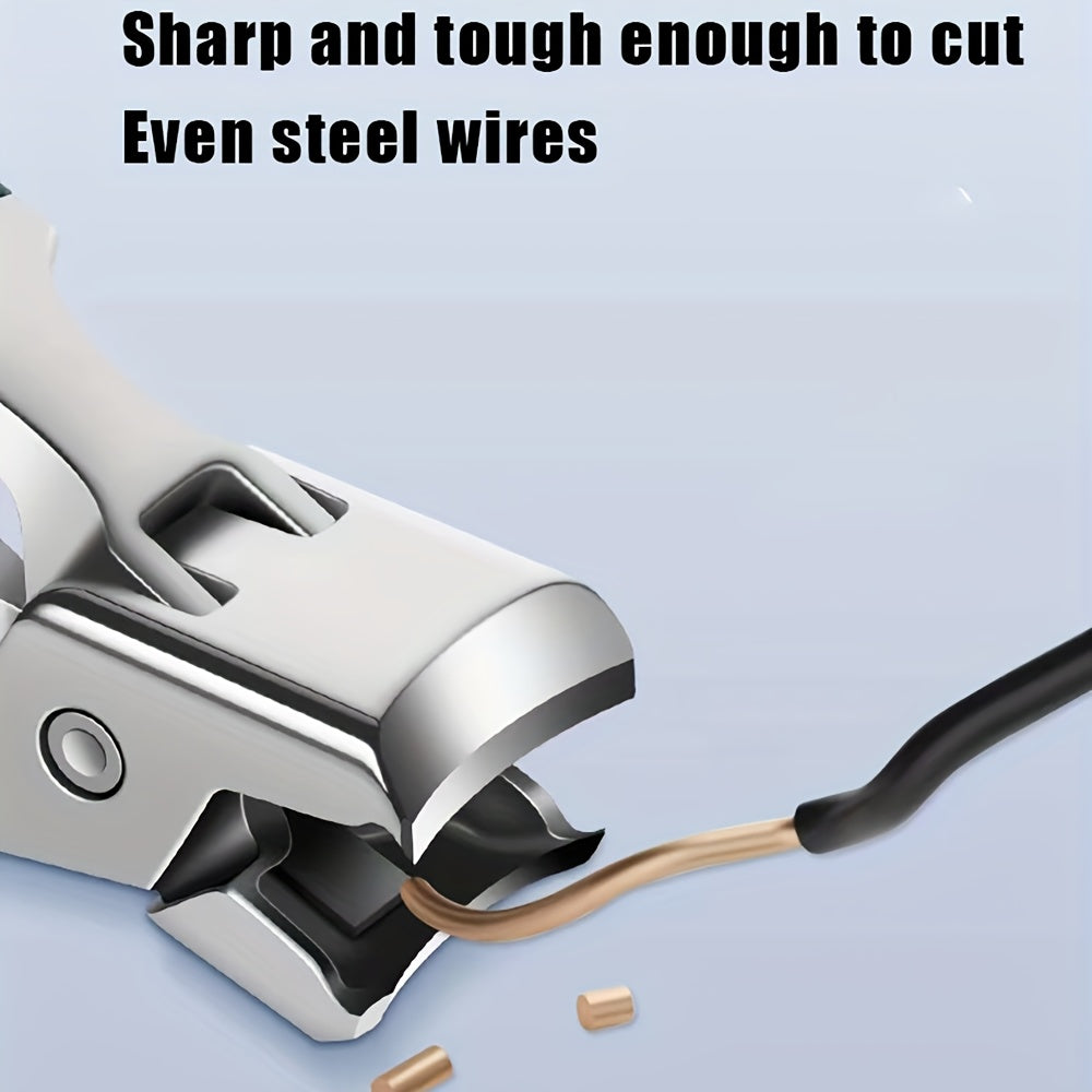 Stainless Steel Nail Clippers for Thick Nails with Wide Jaw and Concave Blade
