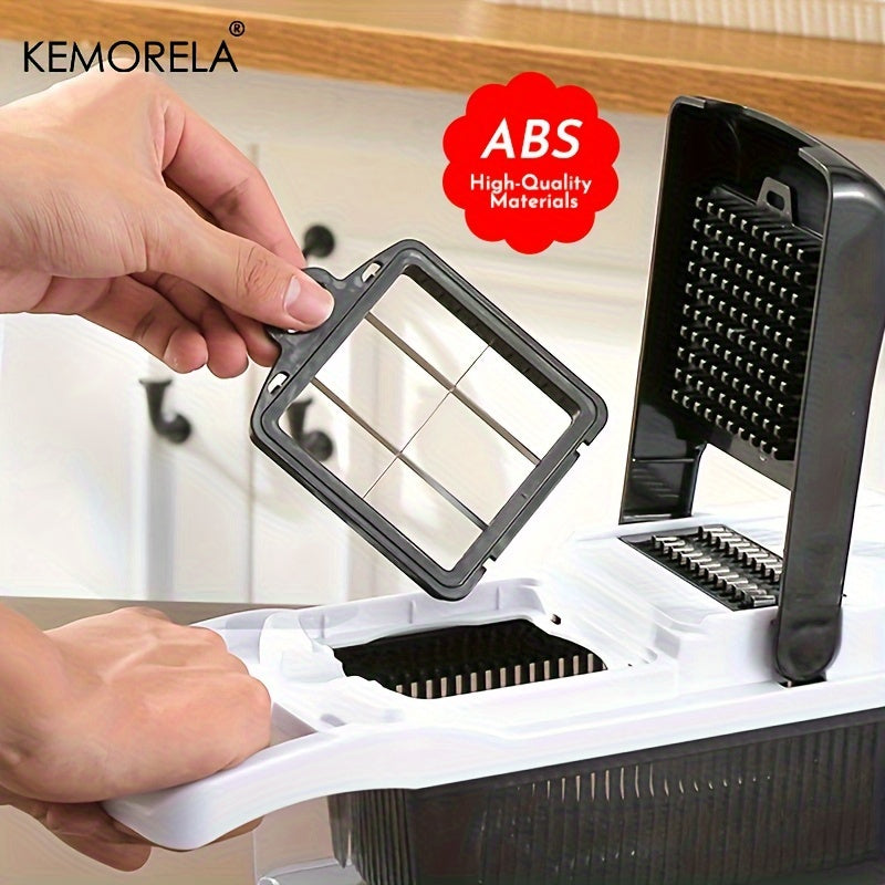 22-in-1 Vegetable Chopper and Fruit Slicer with Stainless Steel Blades