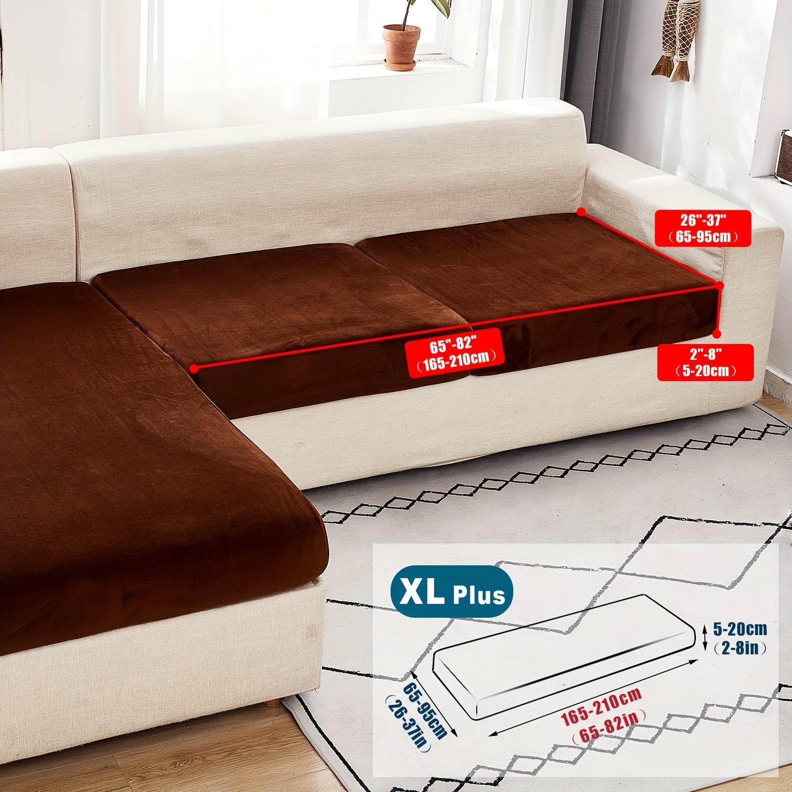 Велюровый чехол для дивана/подушки для домашних животных, пылезащитный и мягкий чехол для дивана для домашнего декора.