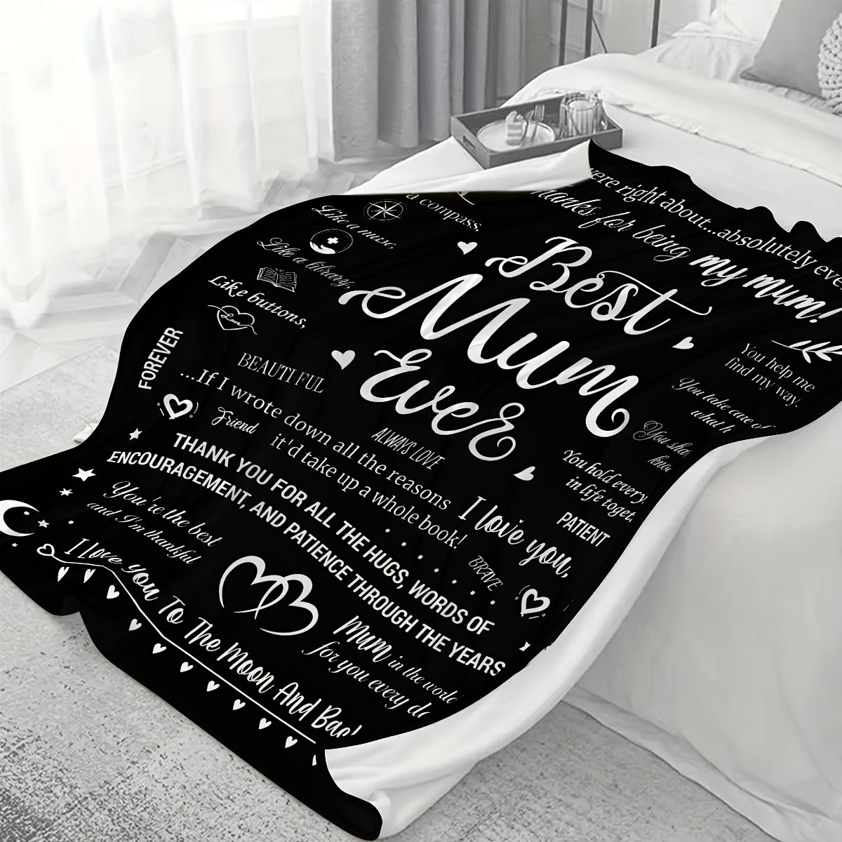 Soft Flannel Blanket for Women, Cozy Nap and Air Conditioning Use