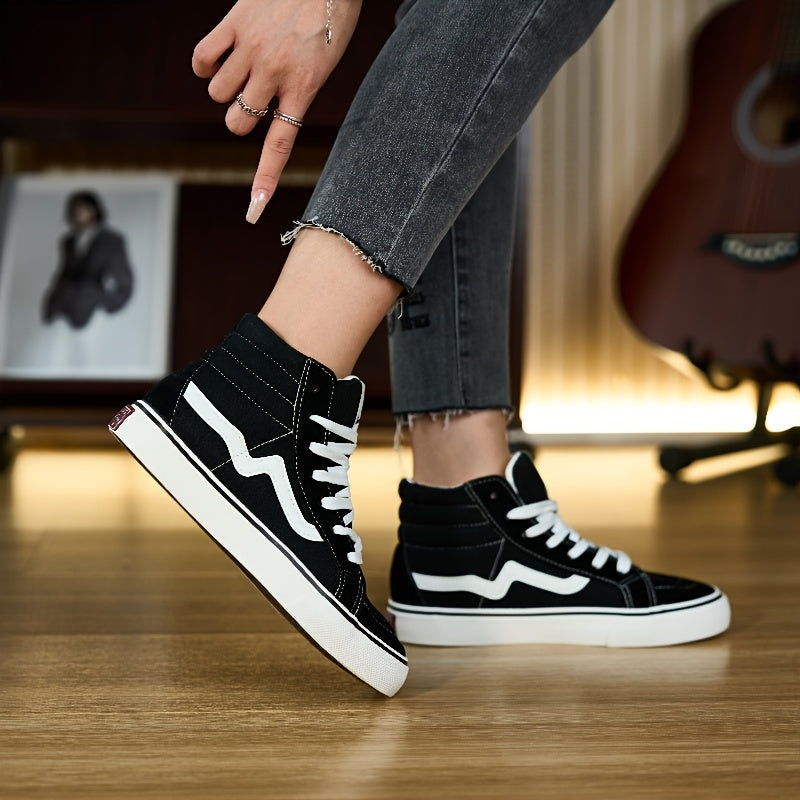Women's High-Top Sneakers Breathable Lightweight Non-Slip Running Shoes