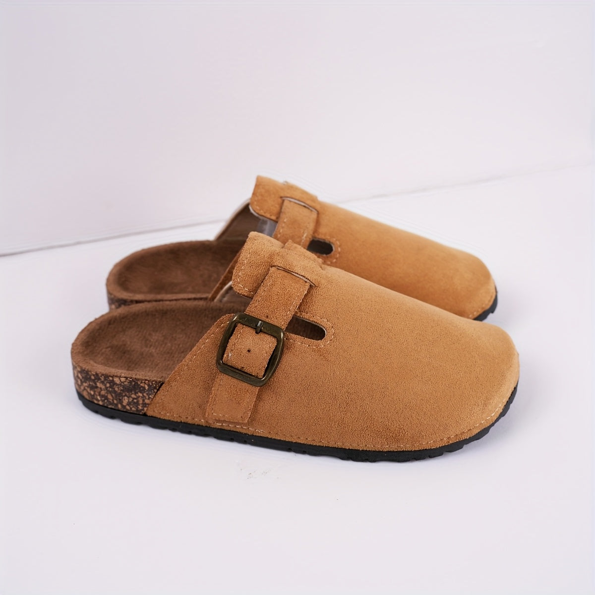 Men's & Women's Slip-On Casual Shoes - Brown Lightweight Breathable Fabric