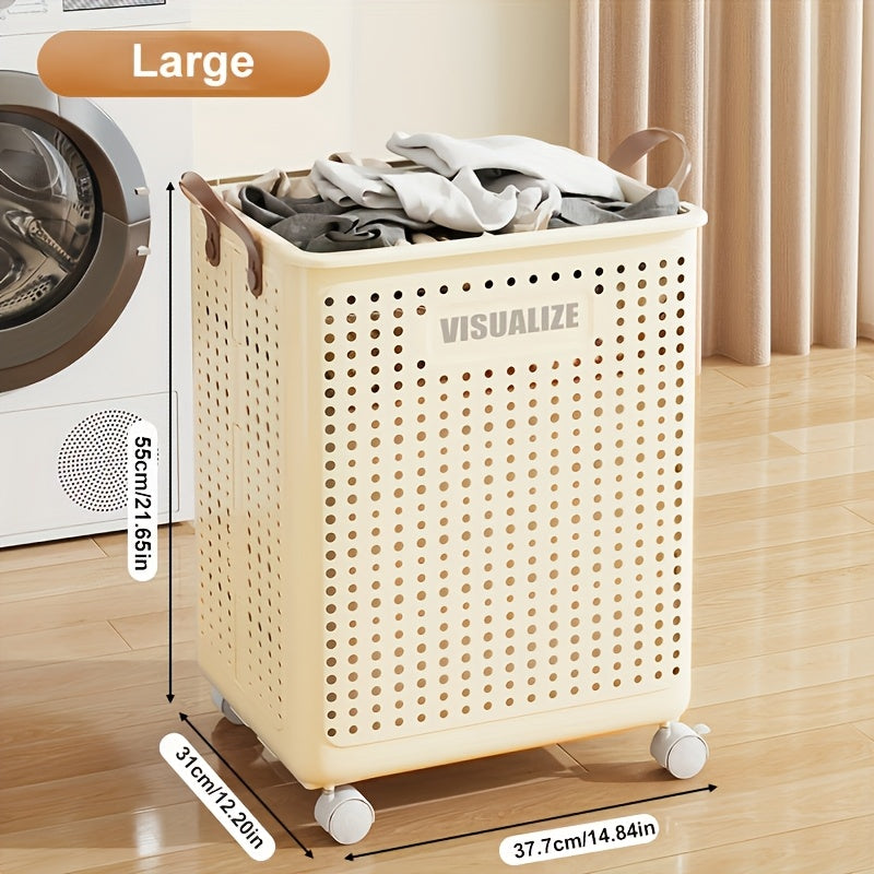 Large Capacity Breathable Laundry Basket for Home Bathroom Storage