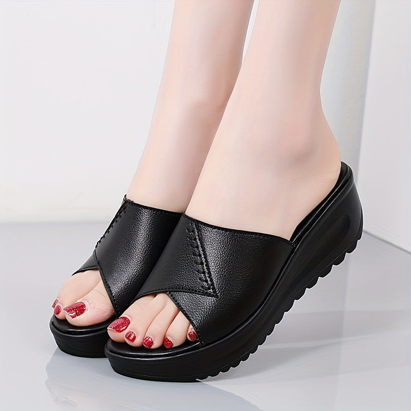 Women's Slide Sandals Summer Non-Slip Soft Sole Casual Shoes
